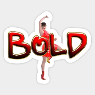 Bold Sticker